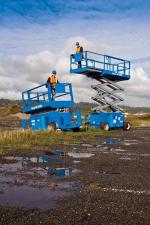 Nacele de tip foarfecă Platforme de ridicare de tip foarfecă pe roți Genie GS-4069 DC