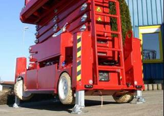 Nacele de tip foarfecă Platforme de ridicare de tip foarfecă pe roți PB PB S 151-12 E