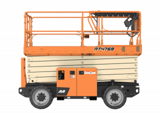 Nacele de tip foarfecă Platforme de ridicare de tip foarfecă pe roți JLG RT4769