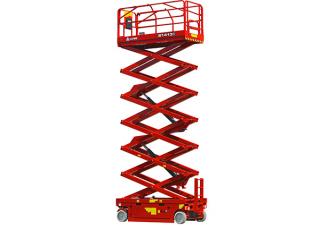 Nacele de tip foarfecă Platforme de ridicare de tip foarfecă pe roți LGMG  S1413II-Li