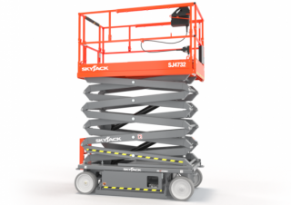 Nacele de tip foarfecă Platforme de ridicare de tip foarfecă pe roți Skyjack SJ4732