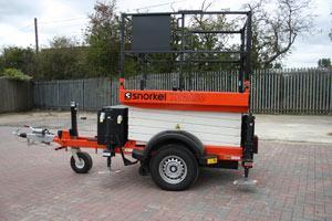 Nacele de tip foarfecă Platforme de ridicare de tip foarfecă pe roți Snorkel XT24SD