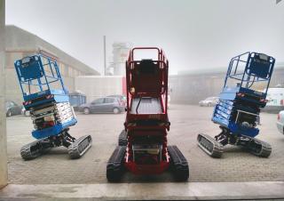 Nacele de tip foarfecă Platforme de ridicare de tip foarfecă pe șenile Almac Bibi 850-BL
