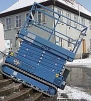Nacele de tip foarfecă Platforme de ridicare de tip foarfecă pe șenile Weiss SAB AR-78