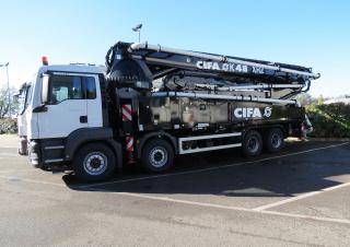 Pompe de beton Pompe de beton montate pe camion CIFA K48