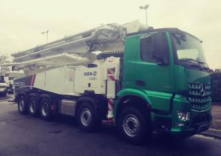 Pompe de beton Pompe de beton montate pe camion CIFA K53H