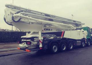 Pompe de beton Pompe de beton montate pe camion CIFA K53H