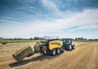 Prese de balotat pătrate + Prese de boltat de densitate mare New Holland BB 890 RC Plus