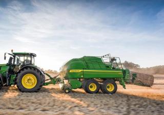 Prese de balotat pătrate + Prese de boltat de densitate mare John Deere L634