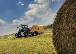 Prese de balotat rotunde New Holland BR120 Utility