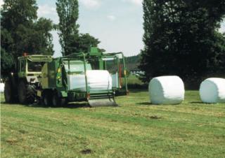 Prese de balotat rotunde Krone Combi Pack 1250 MC