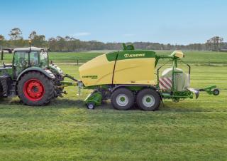 Prese de balotat rotunde Krone Comprima CF 155 XC Plus 