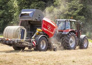 Prese de balotat rotunde Massey Ferguson RB 3130F Protec