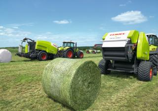 Prese de balotat rotunde Claas Rollant 455 RC Uniwrap 