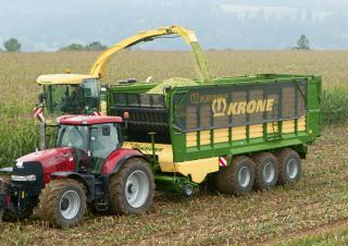 Remorci cu tocător pentru siloz Krone ZX 470 GD 