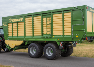 Remorci cu tocător pentru siloz Krone ZX 470 GL 