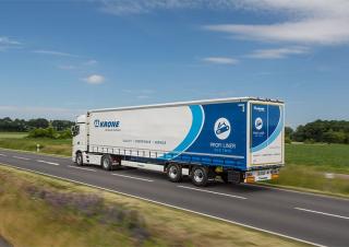 Trailere Semi-trailere cu platformă cu prelată Krone SDP 27 elB4-CS