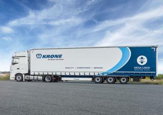 Trailere Semi-trailere cu platformă cu prelată Krone SDP 27 eLG4-CS