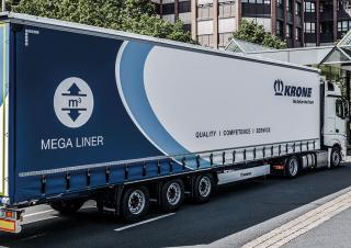 Trailere Semi-trailere cu platformă cu prelată Krone SDP 27 eLG4-CS