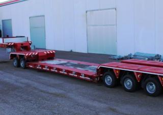 Trailere Semi-trailere cu platformă joasă ROJO GRS 4 + DS 2