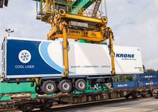 Trailere Semiremorci furgon/Semiremorci de TIR Krone SDR 27 eL4-S
