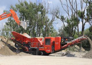 Stații de reciclare moloz Terex-Finlay I 140