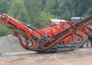 Stații de sortare mobile Terex-Finlay 863+