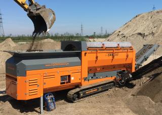 Stații de sortare mobile cu tambur Rockster RTT720
