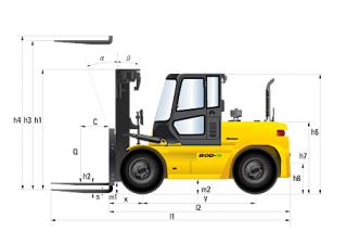 Dimensiuni și Mărime Hyundai 80D-9
