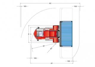 Dimensiuni și Mărime Kalmar DCE 70-40 E5