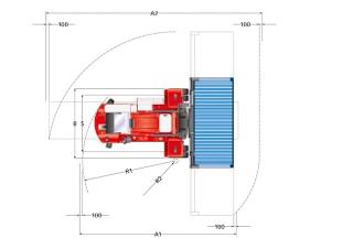 Dimensiuni și Mărime Kalmar DCF 100-45 E7