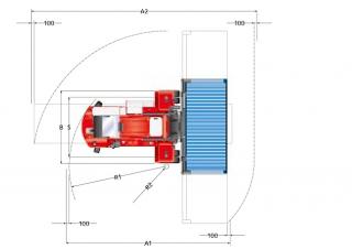 Dimensiuni și Mărime Kalmar DCF 100-45 E8
