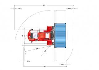 Dimensiuni și Mărime Kalmar DCF 70-40 E5