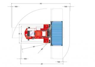 Dimensiuni și Mărime Kalmar DCF 80-45 E5