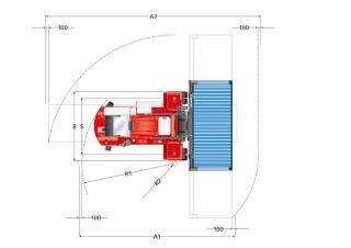 Dimensiuni și Mărime Kalmar DCF 80-45 E8