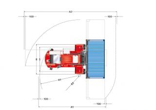 Dimensiuni și Mărime Kalmar DCF 90-45 E7