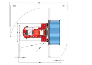 Dimensiuni și Mărime Kalmar DCF 90-45 E8