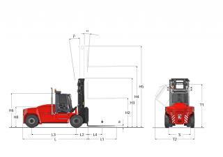Dimensiuni și Mărime Kalmar DCG 180-6