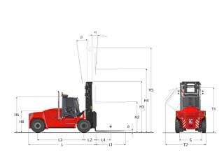Dimensiuni și Mărime Kalmar DCG 70-32 E3