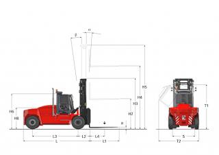 Dimensiuni și Mărime Kalmar DCG 90-6