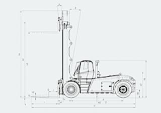 Dimensiuni și Mărime Linde H 280 D
