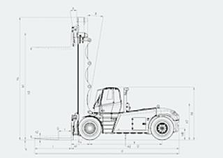 Dimensiuni și Mărime Linde H 300/1200 D