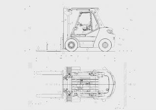 Dimensiuni și Mărime Linde H50D
