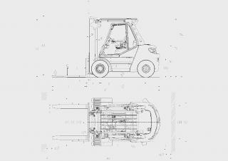 Dimensiuni și Mărime Linde H60D