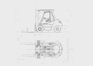 Dimensiuni și Mărime Linde H80/900D