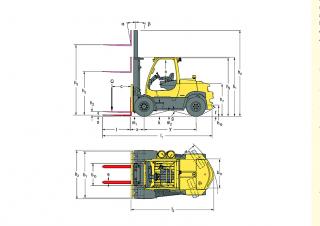 Dimensiuni și Mărime Hyster H6.0FT