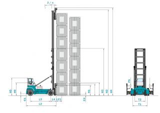 Dimensiuni și Mărime Konecranes SMV 45 G 3