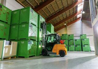 Stivuitoare frontale LPG Jungheinrich TFG 435s 