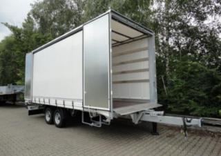 Trailere Trailere cu platformă cu prelată Möslein TPF 105 D 7,30