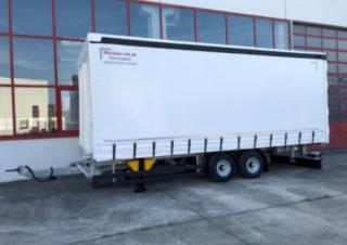 Trailere Trailere cu platformă cu prelată Möslein TPF 105